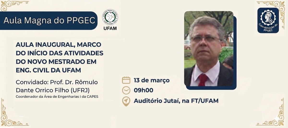 Aula Inaugural do Mestrado em Eng. Civil